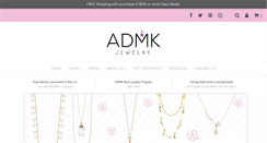 Desktop Screenshot of admkjewelry.com